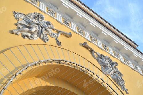 Preview: Bas-Relief On The Admiralty Building In St. Petersburg, Russia.