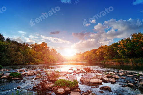 Preview: Mountain Clean River With Stones