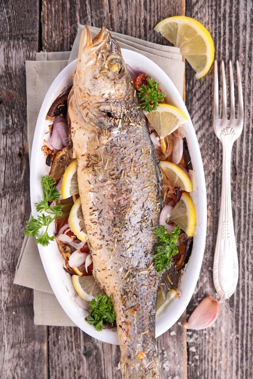 Preview: Grilled Fish And Vegetables