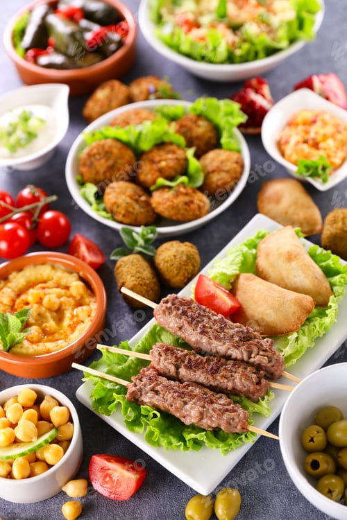 Preview: Lebanese Food Selection- Various Of Dishes