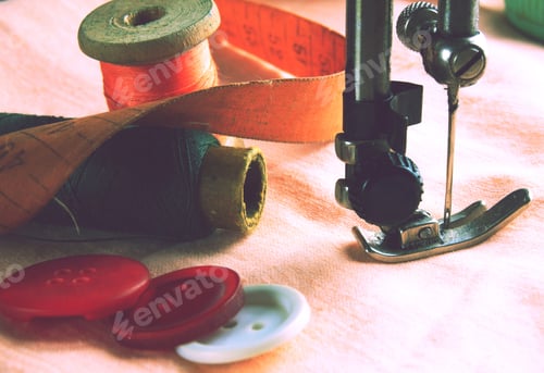 Preview: Sewing. The Sewing Machine And Accessories.