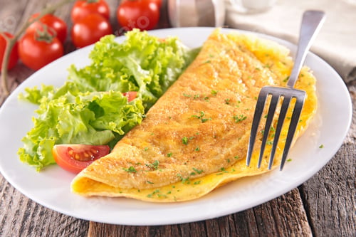 Preview: Omelet And Salad