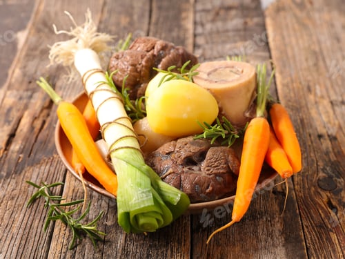 Preview: Pot Au Feu, Beef Stew With Vegetable And Broth