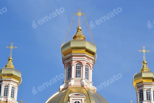 Preview: Holy Cross Cathedral. One Of The Oldest Temples In St. Petersburg, Built In The Years 1739-1751 In
