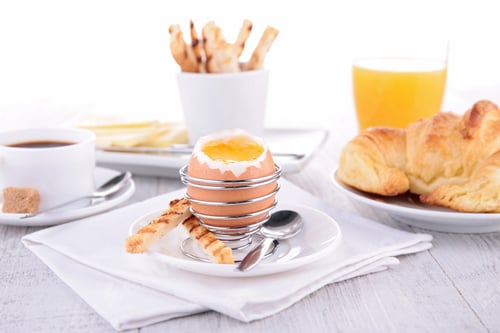 Preview: Breakfast, Egg,Coffee Cup And Croissant
