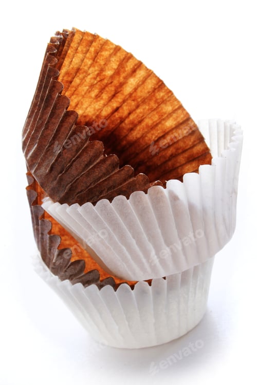 Preview: Stacked Paper Cupcake Liners for Baking Treats