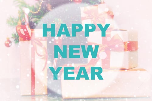 Preview: Happy New Year Background Circle