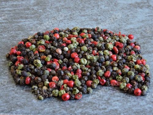 Preview: Mix Of Peppercorns. Close Up. Handful.