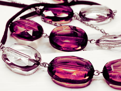 Preview: Jewelry Beads With Bright Colorful Crystals Luxury Fashion Accessory Background