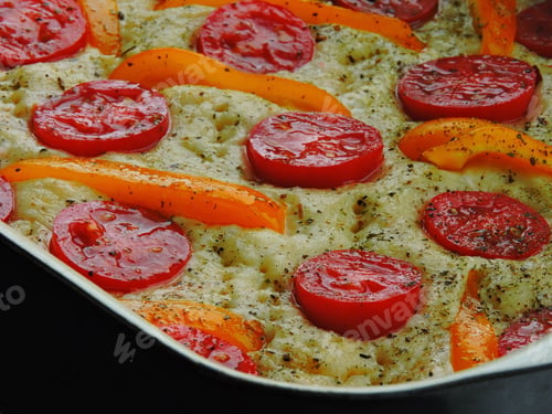 Preview: Focaccia In A Baking Dish.