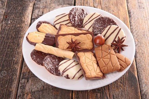 Preview: Plate With Biscuits