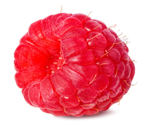 Preview: Raspberry Isolated On White Background