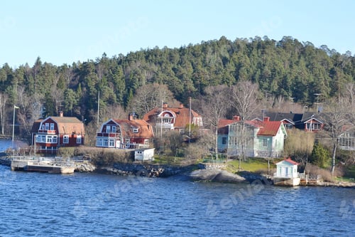Preview: Modern Residential Area, Outskirts Of Stockholm In Sweden.