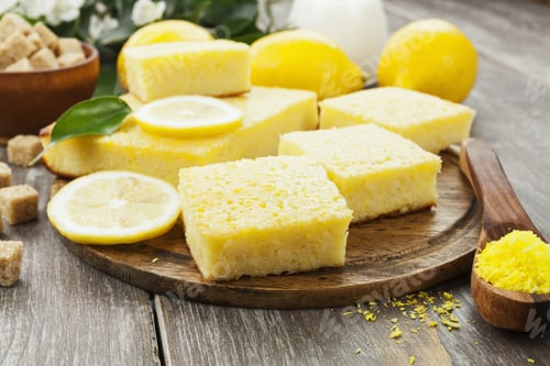 Preview: Delicious Lemon Pie With Yellow Coconut Chips