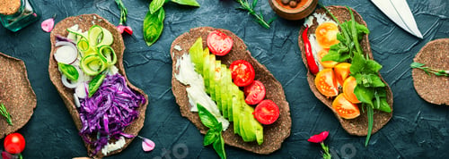 Preview: Vegetable Tacos Or Tortilla With Fresh Vegetables