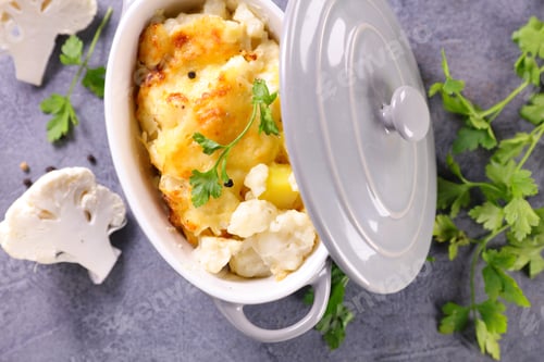 Preview: Baked Cauliflower With Cream And Cheese