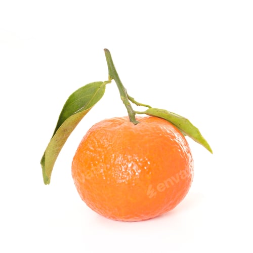 Preview: Clementine On White Background