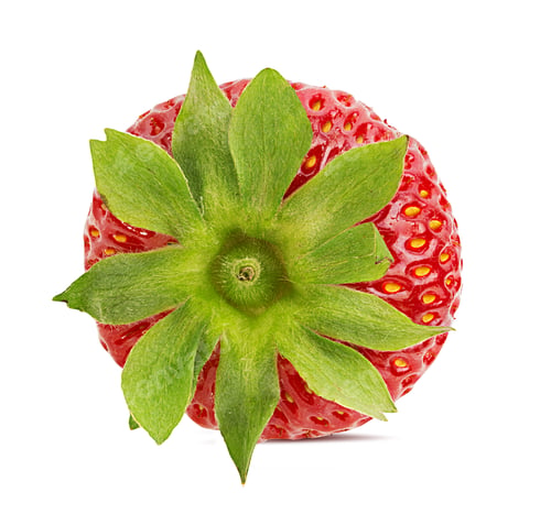 Preview: Strawberry Isolated On White Background