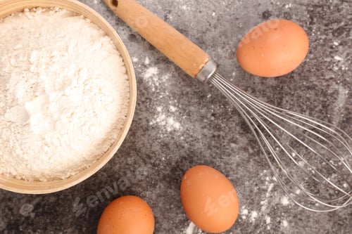 Preview: Flour And Fresh Egg