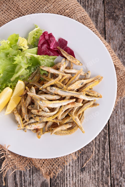Preview: Fried Fish And Salad