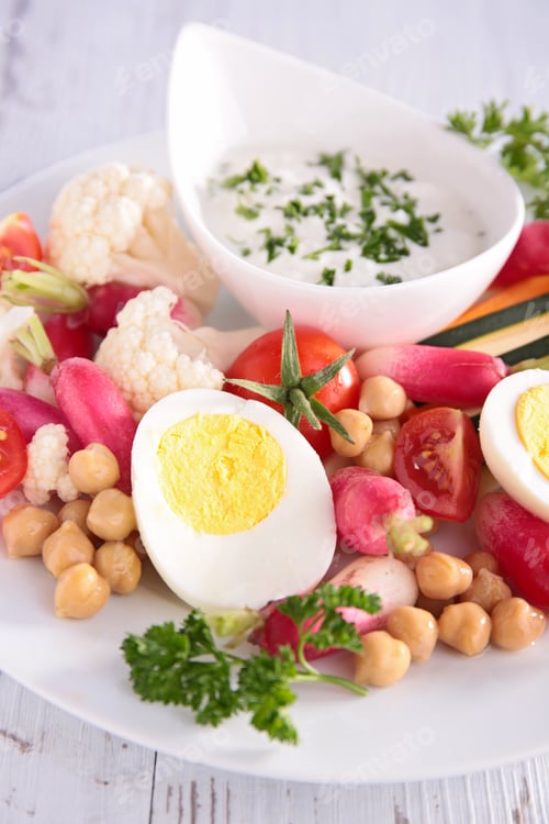 Preview: Mixed Vegetable And Dip