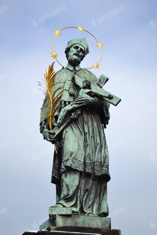 Preview: Statue Of St. John Of Nepomuk, Charles Bridge, Prague