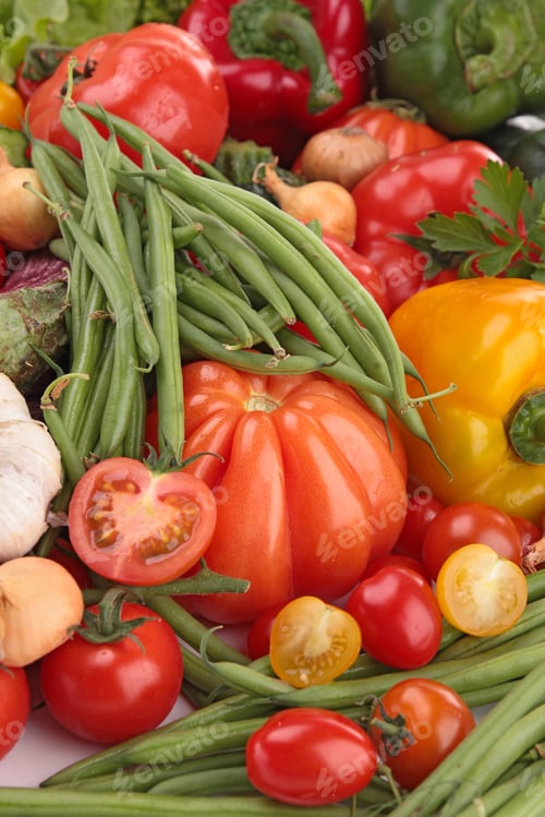 Preview: Close Up On Group Of Vegetables