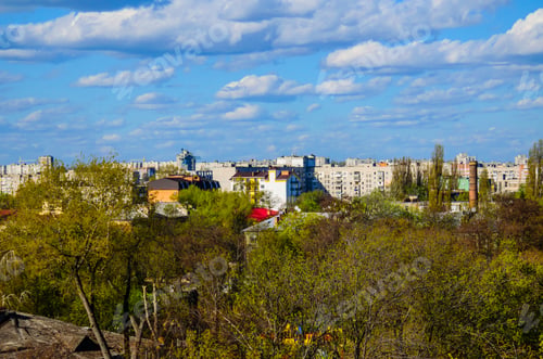 Preview: Aerial View Of The City Kremenchug On Spring