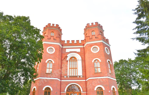 Vista previa: The Old Park Pavilion, Built In 1819-1834 In Gothic Style In Tsarskoe Selo, Suburb Of Saint