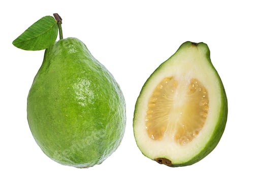 Preview: Guava Isolated On White Background