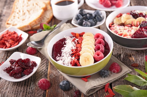 Preview: Smoothie Bowl, Berry Fruits And Ingredient