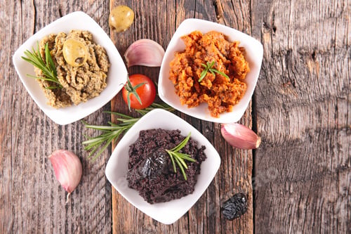 Preview: Assorted Of Tapenade- Mixed Olive Dip Canape