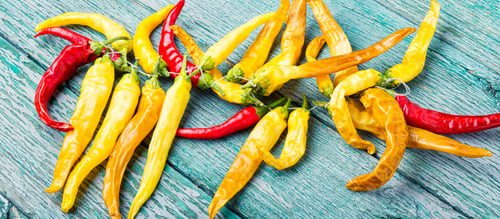 Preview: Cayenne Pepper.Fresh Red And Yellow Chili Pepper