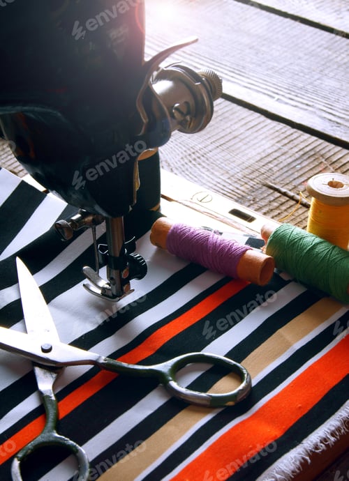 Preview: Sewing. The Sewing Machine And Accessories.