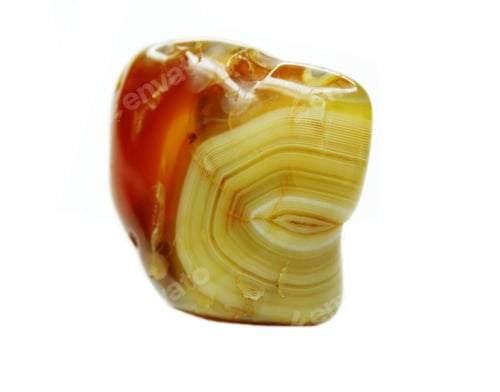 Preview: Botswana Agate Chalcedony Quartz Semigem Geological Mineral Isolated