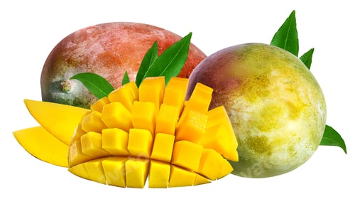 Preview: Mango Fruit Isolated On White Background