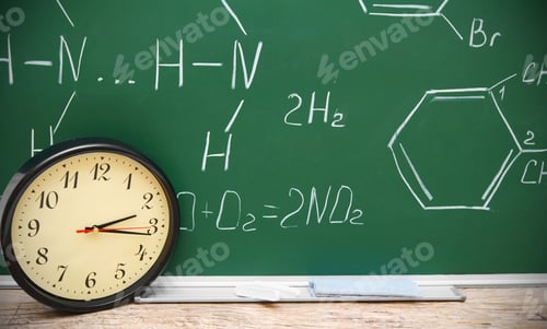 Preview: Watch Against A School Board With Chemical Formulas.