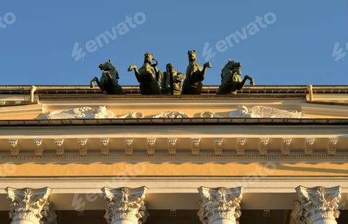 Preview: Alexandrinsky Theater In St.Petersburg, One Of The Oldest Drama Theaters In Russia.