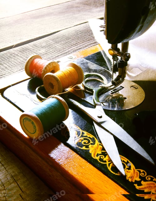 Preview: Sewing. The Sewing Machine And Accessories.