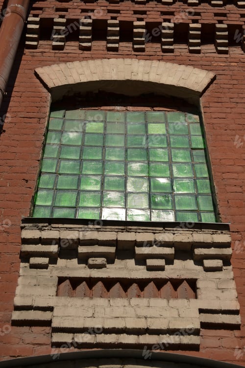 Preview: The Window Of Old Obukhov Factory Building, St.Petersburg, Russia.