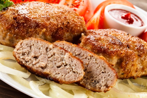 Preview: Fried Chops And Vegetable Salad