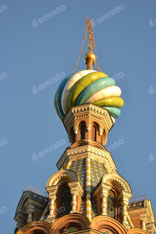 Preview: Dome Of Church Of The Savior On Spilled Blood, St.Petersburg, Russia.