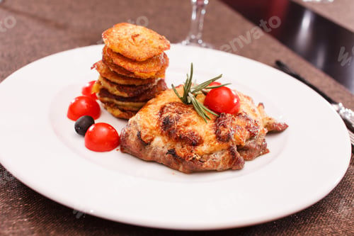 Preview: Meat With Potato Pancakes