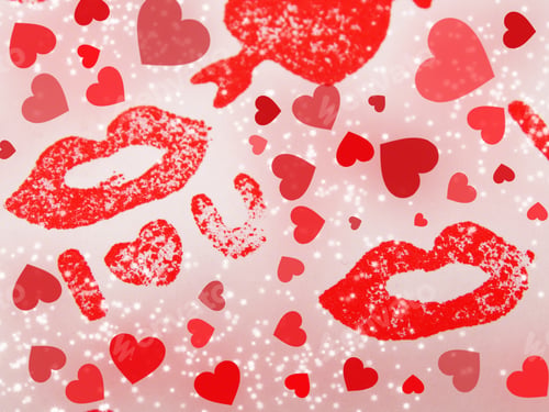 Preview: Greeting Card Love Valentine'S Day With Hearts