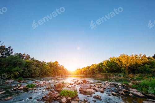 Preview: Mountain Clean River With Stones