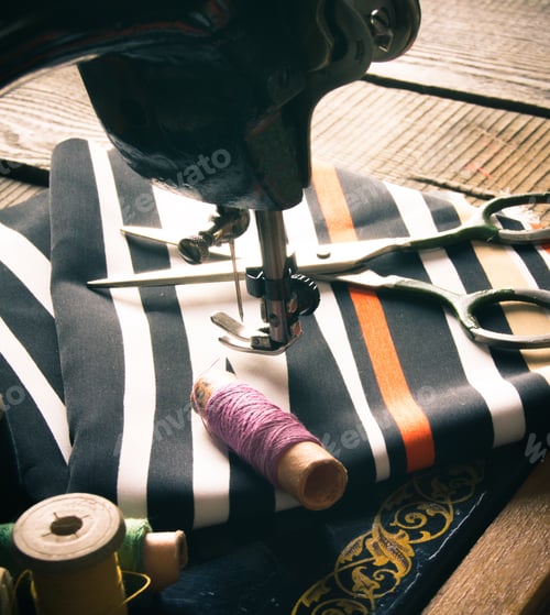 Preview: Sewing. The Sewing Machine And Tools.