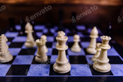 Preview: Composition Of The Chess Pieces On Chess Board