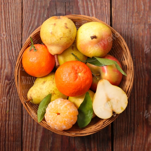 Preview: Orange,Pear And Apple