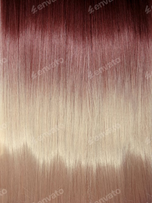 Preview: Blond Shiny Hair Texture Ombre Abstract Fashion Style Background