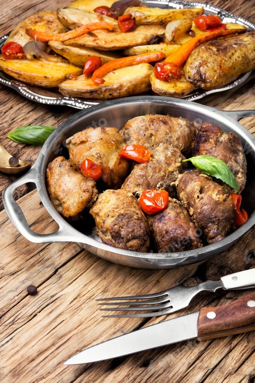 Preview: Meat Loaf Roll With Garlic And Spice